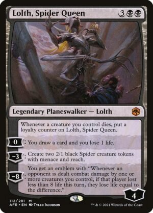 Lolth, Spider Queen - Foil<br /><span class="collector-number">Collector No. 112</span>