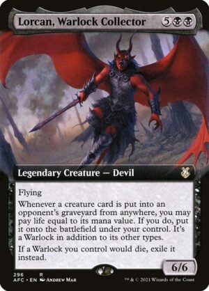 Lorcan, Warlock Collector<br /><span class="collector-number">Collector No. 296</span>