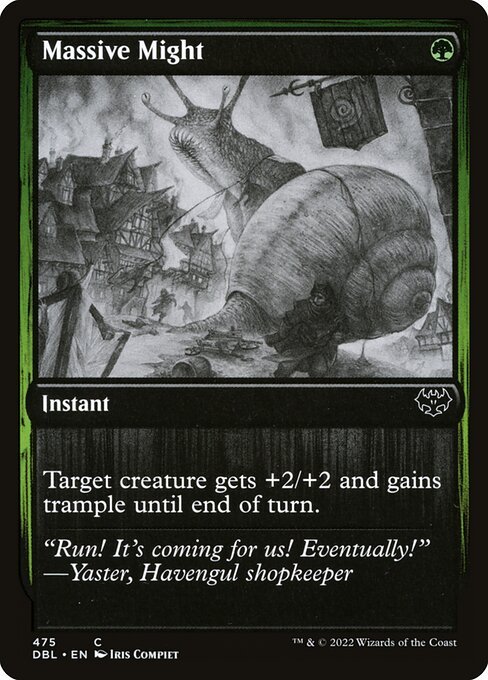 Massive Might<br /><span class="collector-number">Collector No. 475</span>