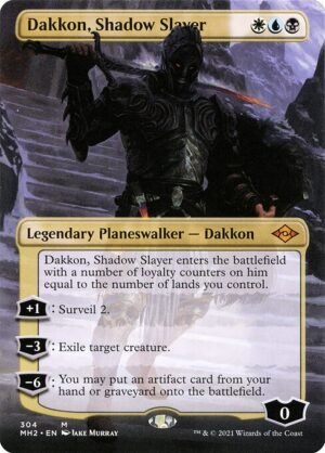 Dakkon, Shadow Slayer<br /><span class="collector-number">Collector No. 304</span>