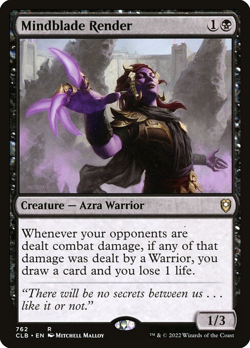 Mindblade Render<br /><span class="collector-number">Collector No. 762</span>