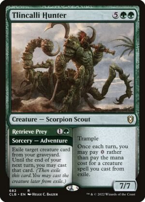 Tlincalli Hunter // Retrieve Prey<br /><span class="collector-number">Collector No. 682</span>