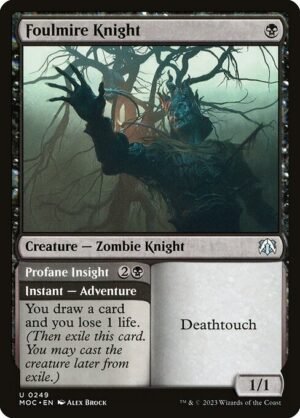 Foulmire Knight // Profane Insight<br /><span class="collector-number">Collector No. 249</span>