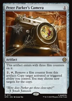Peter Parker's Camera - Foil<br /><span class="collector-number">Collector No. 171</span>