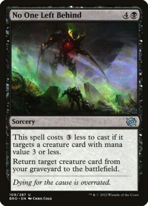 No One Left Behind<br /><span class="collector-number">Collector No. 109</span>