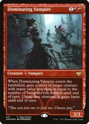 Dominating Vampire - Foil<br /><span class="collector-number">Collector No. 407</span>