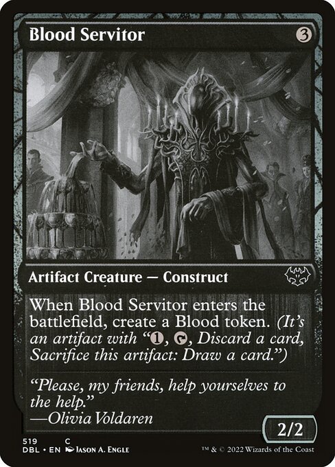 Blood Servitor<br /><span class="collector-number">Collector No. 519</span>