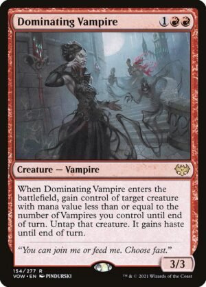 Dominating Vampire - Foil<br /><span class="collector-number">Collector No. 154</span>