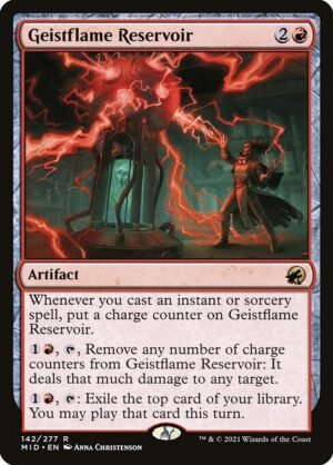 Geistflame Reservoir - Foil<br /><span class="collector-number">Collector No. 142</span>