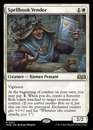 Spellbook Vendor<br /><span class="collector-number">Collector No. 31</span>