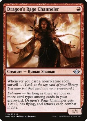 Dragon's Rage Channeler<br /><span class="collector-number">Collector No. 121</span>