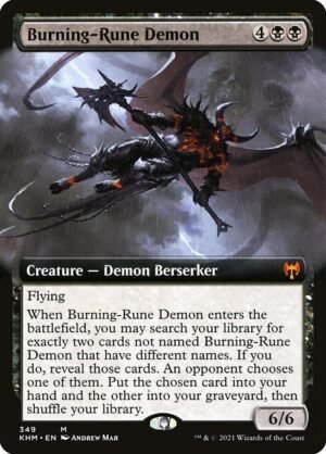 Burning-Rune Demon<br /><span class="collector-number">Collector No. 349</span>