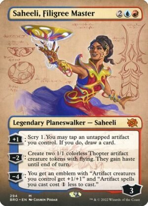 Saheeli, Filigree Master<br /><span class="collector-number">Collector No. 294</span>