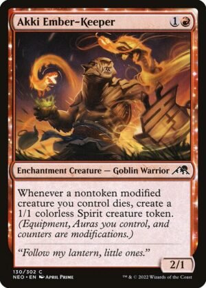 Akki Ember-Keeper<br /><span class="collector-number">Collector No. 130</span>