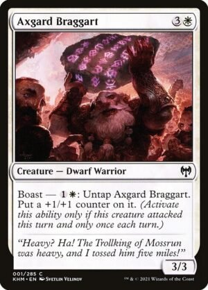 Axgard Braggart<br /><span class="collector-number">Collector No. 1</span>