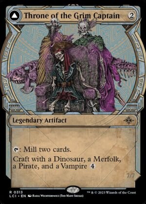 Throne of the Grim Captain // The Grim Captain<br /><span class="collector-number">Collector No. 313</span>