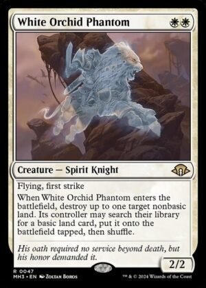 White Orchid Phantom - Foil<br /><span class="collector-number">Collector No. 47</span>