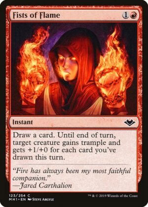 Fists of Flame<br /><span class="collector-number">Collector No. 123</span>