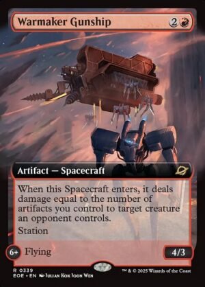 Warmaker Gunship - Foil<br /><span class="collector-number">Collector No. 339</span>