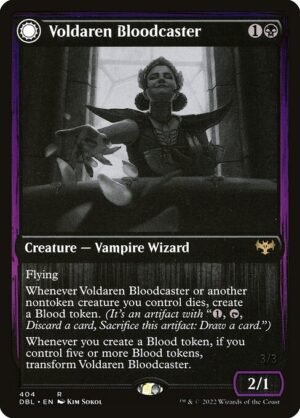 Voldaren Bloodcaster // Bloodbat Summoner - Foil<br /><span class="collector-number">Collector No. 404</span>
