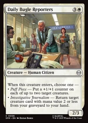 Daily Bugle Reporters<br /><span class="collector-number">Collector No. 6</span>