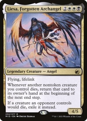 Liesa, Forgotten Archangel - Foil<br /><span class="collector-number">Collector No. 232</span>