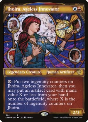 Jhoira, Ageless Innovator<br /><span class="collector-number">Collector No. 301</span>