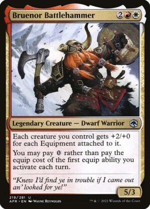 Bruenor Battlehammer<br /><span class="collector-number">Collector No. 219</span>