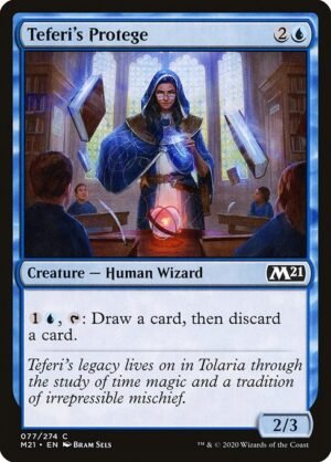 Teferi's Protege<br /><span class="collector-number">Collector No. 77</span>