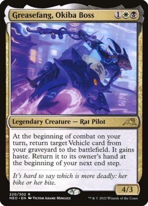 Greasefang, Okiba Boss - Foil<br /><span class="collector-number">Collector No. 220</span>