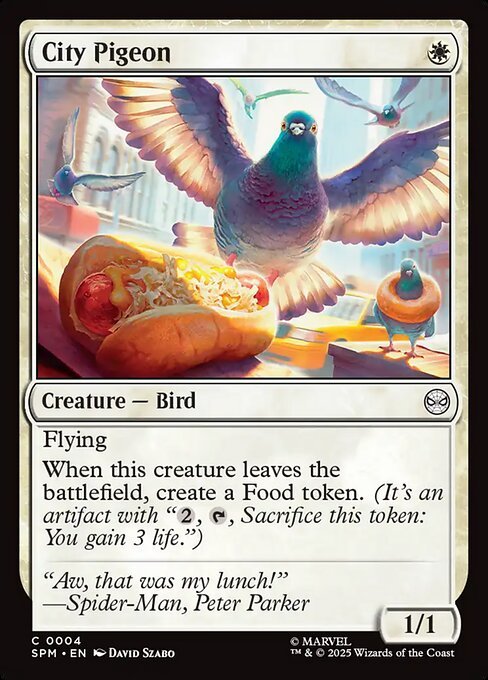 City Pigeon<br /><span class="collector-number">Collector No. 4</span>