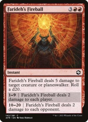 Farideh's Fireball<br /><span class="collector-number">Collector No. 142</span>