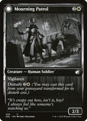 Mourning Patrol // Morning Apparition<br /><span class="collector-number">Collector No. 28</span>