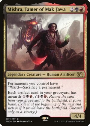 Mishra, Tamer of Mak Fawa - Foil<br /><span class="collector-number">Collector No. 217</span>