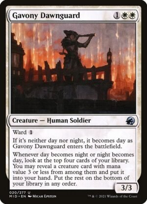 Gavony Dawnguard<br /><span class="collector-number">Collector No. 20</span>