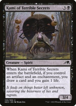 Kami of Terrible Secrets<br /><span class="collector-number">Collector No. 105</span>