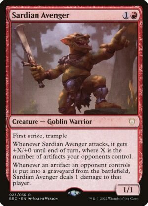 Sardian Avenger<br /><span class="collector-number">Collector No. 23</span>