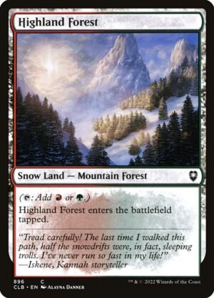 Highland Forest<br /><span class="collector-number">Collector No. 896</span>