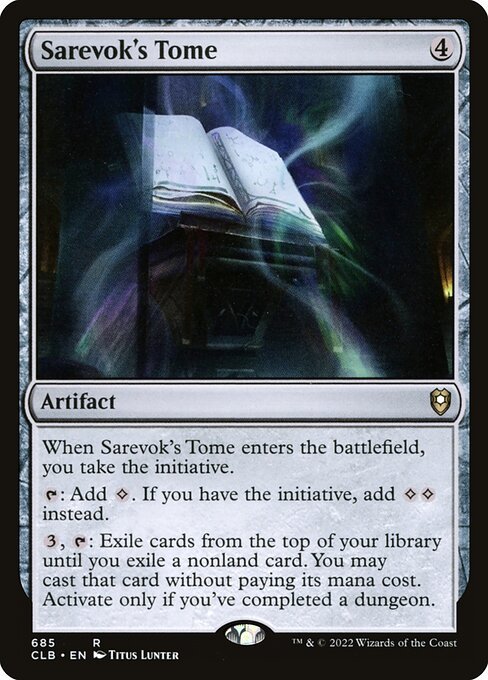 Sarevok's Tome<br /><span class="collector-number">Collector No. 685</span>