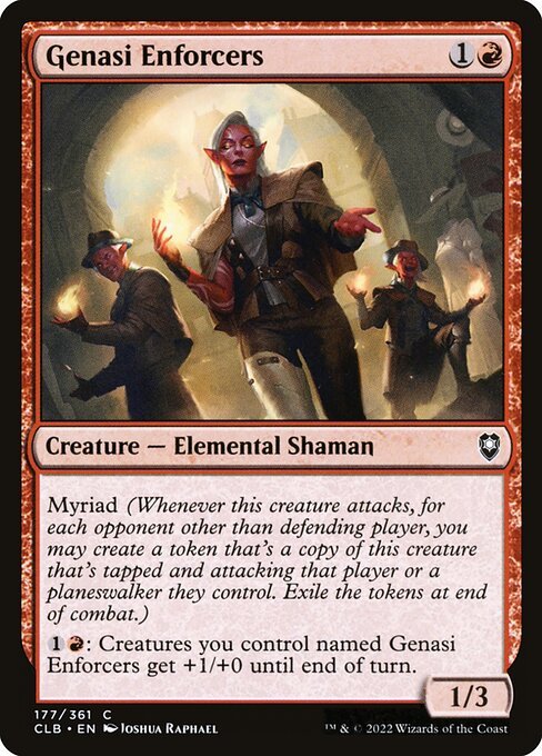 Genasi Enforcers<br /><span class="collector-number">Collector No. 177</span>