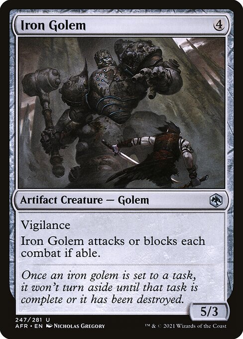 Iron Golem<br /><span class="collector-number">Collector No. 247</span>