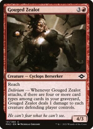 Gouged Zealot<br /><span class="collector-number">Collector No. 131</span>