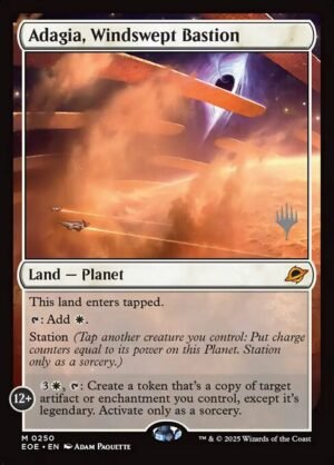 Adagia, Windswept Bastion<br /><span class="collector-number">Collector No. 250p</span>