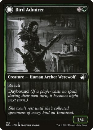 Bird Admirer // Wing Shredder<br /><span class="collector-number">Collector No. 169</span>