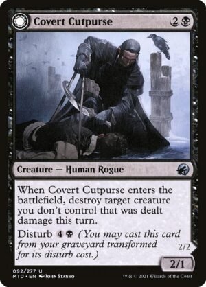 Covert Cutpurse // Covetous Geist<br /><span class="collector-number">Collector No. 92</span>