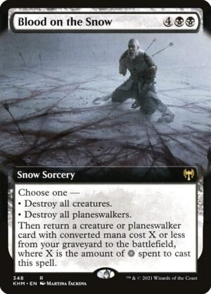 Blood on the Snow - Foil<br /><span class="collector-number">Collector No. 348</span>