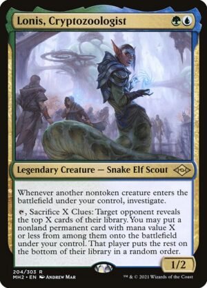 Lonis, Cryptozoologist - Foil<br /><span class="collector-number">Collector No. 204</span>