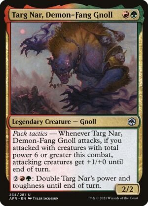 Targ Nar, Demon-Fang Gnoll<br /><span class="collector-number">Collector No. 234</span>