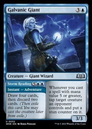 Galvanic Giant // Storm Reading<br /><span class="collector-number">Collector No. 52</span>