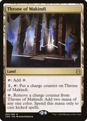 Throne of Makindi - Foil<br /><span class="collector-number">Collector No. 265p</span>